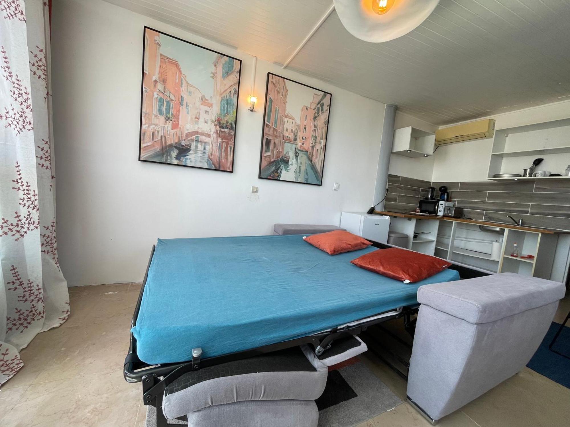 شقة Penthouse Seaside 10 Min Port, Croisiere Et Aeroport بوانت-آه-بيتر المظهر الخارجي الصورة