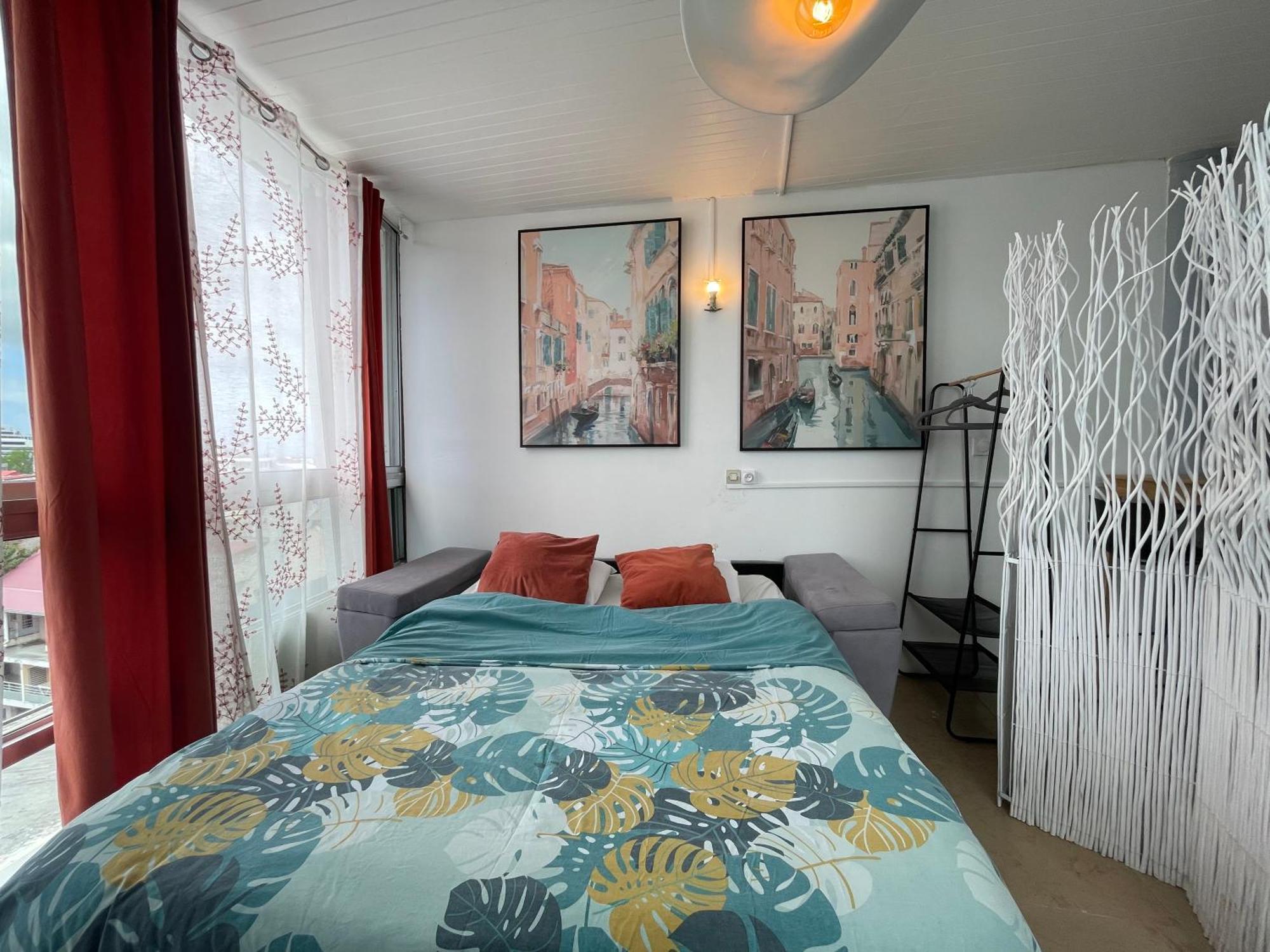 شقة Penthouse Seaside 10 Min Port, Croisiere Et Aeroport بوانت-آه-بيتر المظهر الخارجي الصورة